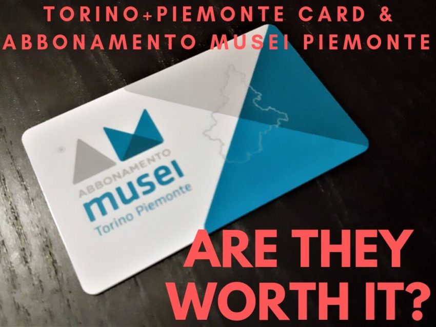 Torino Piemonte Card and Abbonamento Musei Piemonte Museum Cards